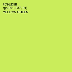 #C9ED5B - Yellow Green Color Image